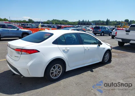 2020 Toyota Corolla Hybrid Le z USA, uszkodzony, nr VIN JTDEBRBE2LJ022366